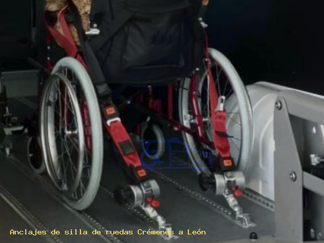 Anclajes de silla de ruedas Crémenes a León